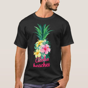 Aloha Ananas Blumen Aloha Hawaii Vintage T-Shirt