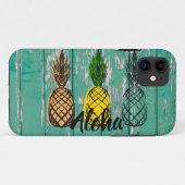 Aloha Ananas Case-Mate iPhone Hülle (Rückseite (Horizontal))