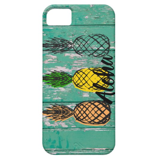 Aloha Ananas Case-Mate iPhone Hülle (Rückseite)