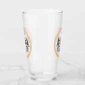 Aloha Ananas Design - Glass Cup 16oz Glas (Links)