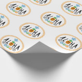 Aloha Ananas Design - Matte Wrapping Paper Geschenkpapier (Ecke)