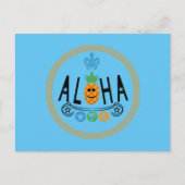 Aloha Ananas Design - Standardpostkarte Postkarte (Vorderseite)