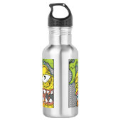 Aloha Ananas Edelstahlflasche (Rückseite)
