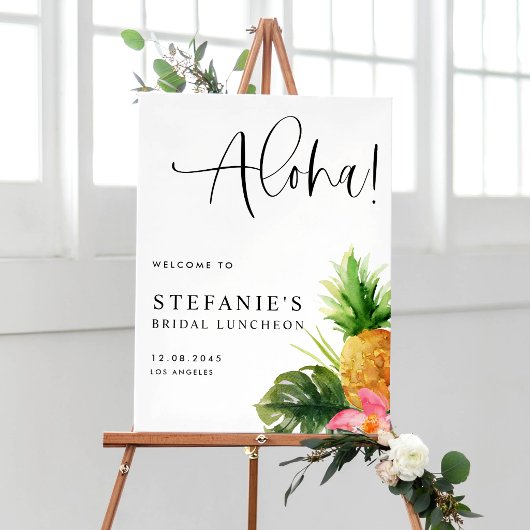 Aloha-Ananas-Sommer-Braut-Lunch-Empfang Poster