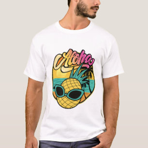 Aloha-Ananas-Strand T-Shirt
