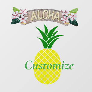 Aloha Ananas Thunder_Cove Fensteraufkleber