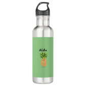 Aloha Ananas Wasserflasche Edelstahlflasche (Vorderseite)