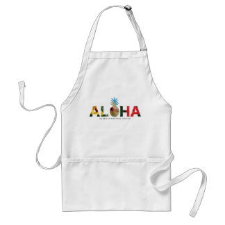 Aloha and pineapple Hibiscus pictures Schürze