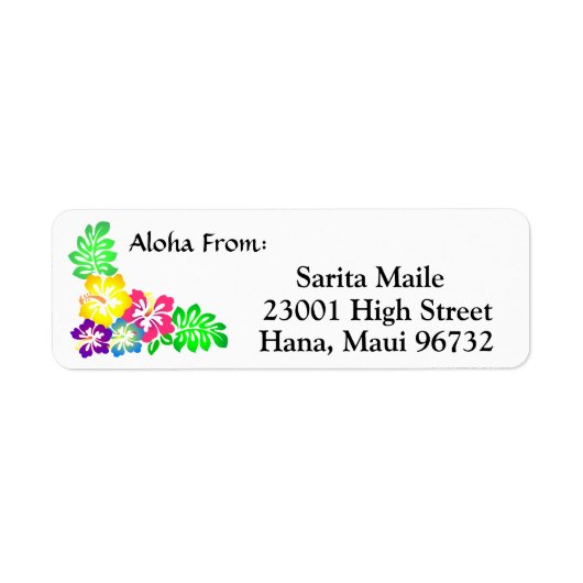 Aloha aus dem tropischen Hibiskus (Vorne)