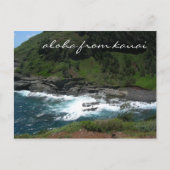aloha aus der kauai Postkarte (Vorderseite)