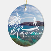 Aloha aus Hawaii Keramik Ornament (Links)