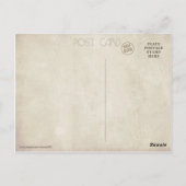 Aloha aus Hawaii / Mädchen mit Ukulele Postkarte (Rückseite)