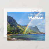 Aloha aus Hawaii Postkarte (Vorne/Hinten)