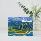 Aloha aus Hawaii Postkarte (Stehend Vorderseite)