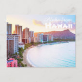 Aloha aus Hawaii Postkarte (Vorderseite)