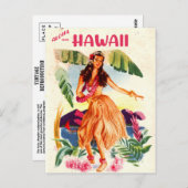 Aloha aus Hawaii Postkarte (Vorne/Hinten)