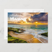 Aloha aus Hawaii Postkarte (Vorne/Hinten)