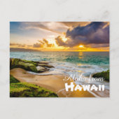 Aloha aus Hawaii Postkarte (Vorderseite)