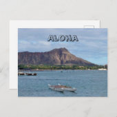 Aloha aus Hawaii Postkarte (Vorne/Hinten)
