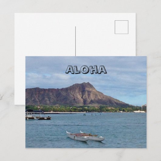 Aloha aus Hawaii Postkarte (Vorne/Hinten)
