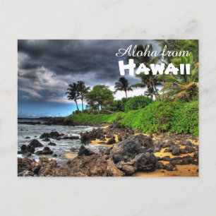 Aloha aus Hawaii Postkarte