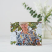 Aloha aus hawaii-Postkarten Postkarte (Stehend Vorderseite)