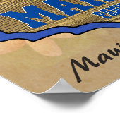 Aloha aus Makawao, Hawaii Poster (Ecke)