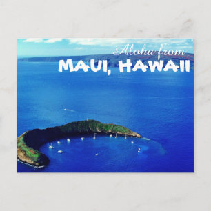 Aloha aus Maui Hawaii Postkarte