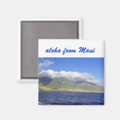 Aloha aus Maui Magnet (Vorderseite/Rückseite)