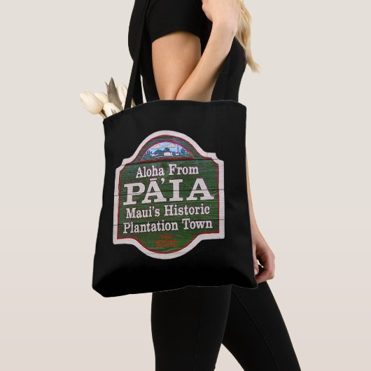 Aloha aus Paia, Maui Tasche (Von Nahem)