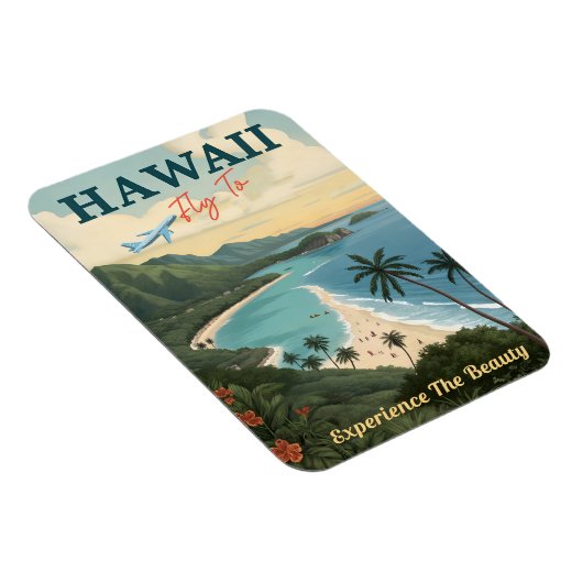 Aloha aus Paradies: Hawaii Magnet (Rechte Seite)