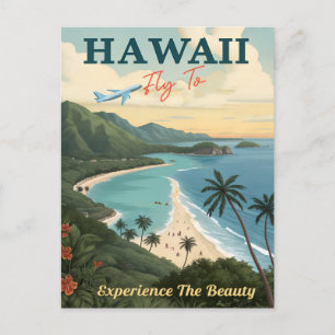 Aloha aus Paradies: Hawaii Postkarte