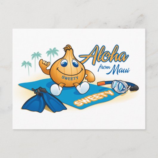 Aloha aus Süße Postkarte (Vorderseite)
