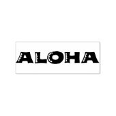 ALOHA Authentischer 60er Retro Typografie Briefmar Gummistempel (Prägung)