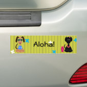 Aloha Autoaufkleber (Auf Auto)