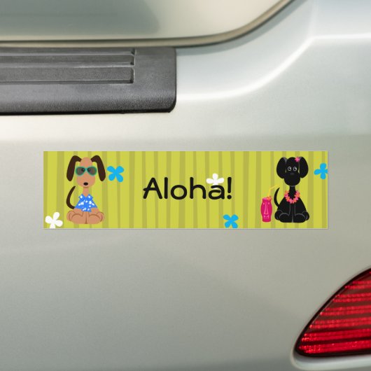 Aloha Autoaufkleber (Auf Auto)