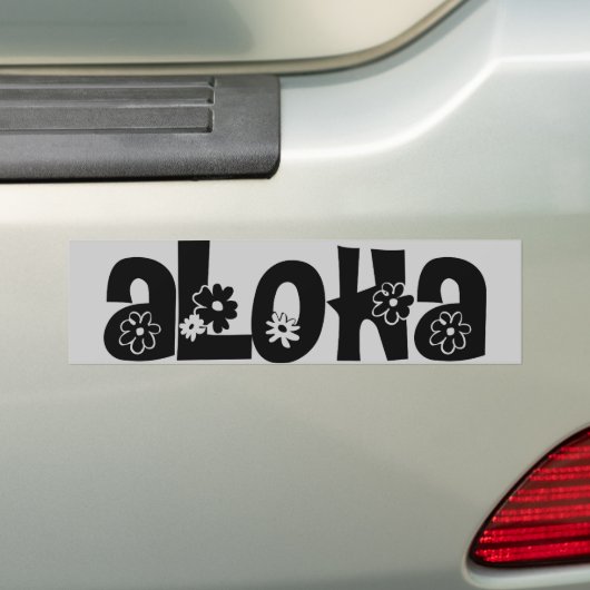 aloha Autoaufkleber (Schwarzes) (Auf Auto)