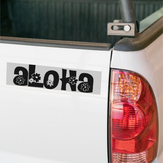 aloha Autoaufkleber (Schwarzes) (Auf Lkw)