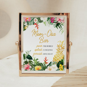 Aloha Baby Ananas Baby Shower Mom Osa Bar Schild