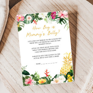 Aloha Baby Ananas Baby Shower Wie groß ist Spiel