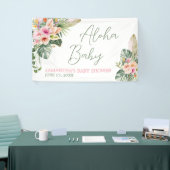 Aloha Baby Dusche Banner (Messeveranstaltung)