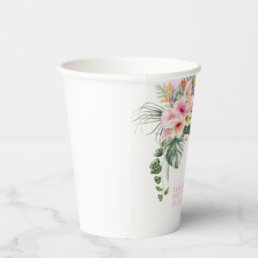 Aloha Baby Dusche Pappbecher (Rechts)