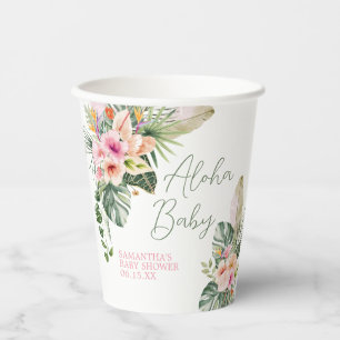 Aloha Baby Dusche Pappbecher