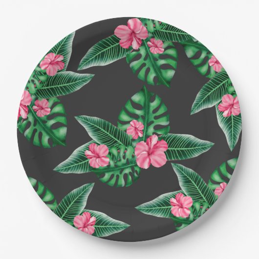 Aloha Baby Dusche Pappteller (Vorderseite)