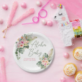 Aloha Baby Dusche Pappteller (Party)