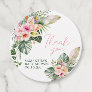 Aloha Baby Dusche Runde Geschenkanhänger