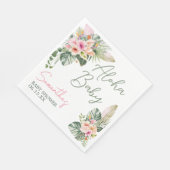 Aloha Baby Dusche Serviette (Ecke)