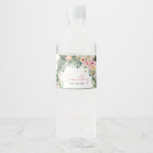 Aloha Baby Dusche Wasserflaschenetikett (Vorderseite)