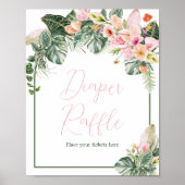 Aloha Baby Duwer Diaper Raffle Poster (Vorne)