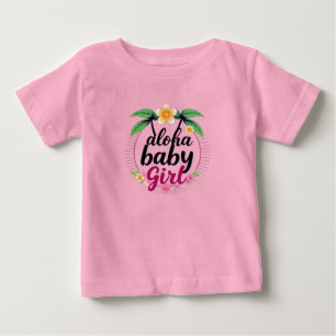 Aloha Baby Mädchen Neue Eltern T-shirt